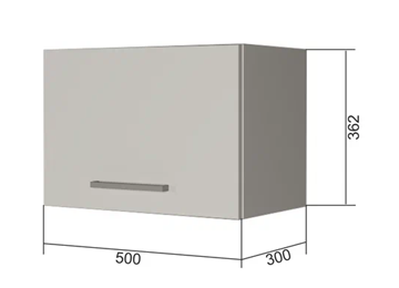 Кухонный шкаф В350, Антрацит/Белый в Тюмени - предосмотр
