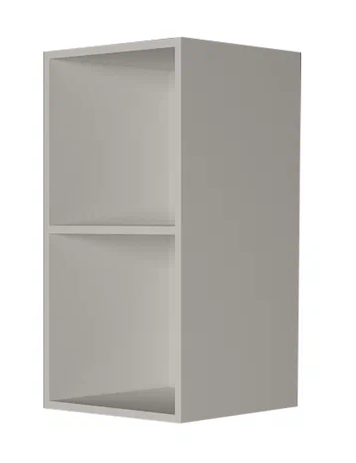 Навесной кухонный шкаф В7 40, МДФ Розовый шагрень/Белый в Заводоуковске - изображение 1