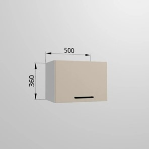 Кухонный шкаф ВГ 50, Сатин/Белый в Тюмени - предосмотр 1