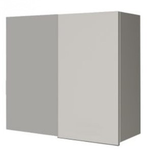 Навесной кухонный шкаф ВУП 760 Серый/Белый в Тюмени