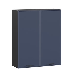 Навесной кухонный шкаф высокий 800 Индиго 298.460.000.155, Чёрный/Тёмно-синий в Ишиме
