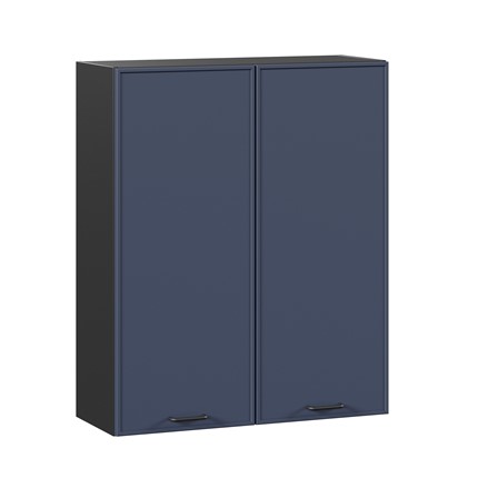 Навесной кухонный шкаф высокий 800 Индиго 298.460.000.155, Чёрный/Тёмно-синий в Тюмени - изображение