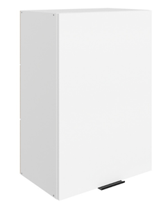 Навесной шкаф Стоун L500 Н720 (1 дв. гл.) (белый/джелато софттач) в Тюмени - предосмотр