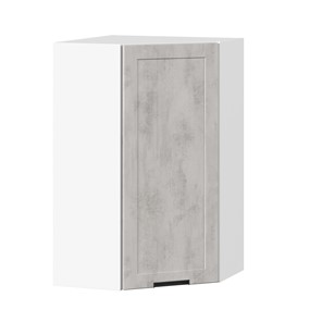 Шкаф кухонный угловой 600 высокий Джамис ЛД 296.620.000.033, Белый/Белый камень в Тюмени