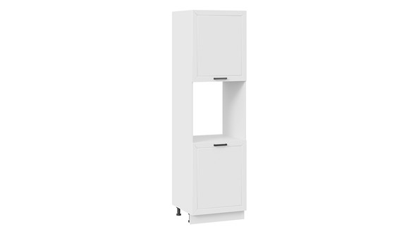 Кухонный шкаф-пенал Лорас 1П6 (Белый/Холст белый) в Заводоуковске - изображение