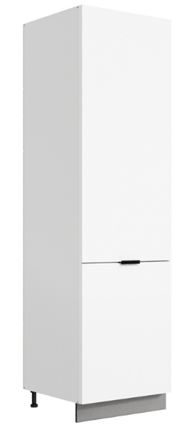 Шкаф-пенал Стоун 2 L600 (2 дв.гл.) (белый/джелато софттач) в Заводоуковске - изображение