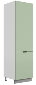 Шкаф-пенал Стоун 2 L600 (2 дв.гл.) (белый/полынь софттач) в Тюмени - предосмотр