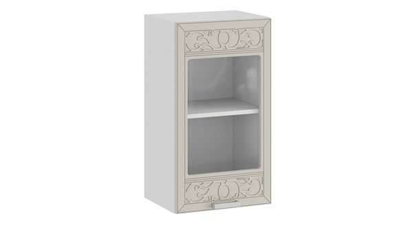 Кухонный шкаф Долорес 1В4С (Белый/Крем) в Тюмени - изображение