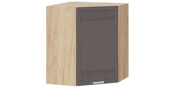 Угловой кухонный шкаф Долорес 1В6У (Дуб крафт золотой/Муссон) в Тюмени - изображение