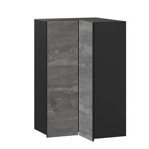 Кухонный шкаф Паола  ЛД 590.570.000.085 600 (Черный/Камень железный) в Тюмени - предосмотр