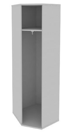 Шкаф угловой А.ГБ-3, Серый в Тюмени - изображение 1