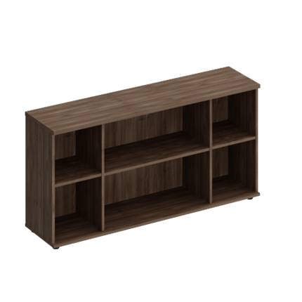 Каркас шкафа комбинированного низкого Комфорт, дуб шамони темный (154x38x75) К.521 в Заводоуковске - изображение