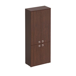 Шкаф для документов закрытый 4-х дверный Cosmo, венге Виктория (90,2х44,2х221) КС 304 в Заводоуковске