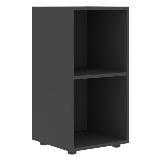 Низкий шкаф колонна FORTA Черный Графит FLC 40 (399х404х801) в Заводоуковске - изображение 1
