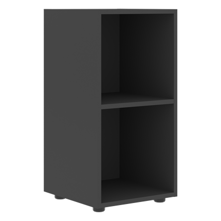 Низкий шкаф колонна FORTA Черный Графит FLC 40 (399х404х801) в Заводоуковске - изображение