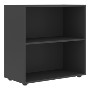 Низкий шкаф с малыми дверцами широкий FORTA Черный Графит FLC_80.1_Z__grafit.png FLC 80.1(Z) (798х404х801) в Тюмени - предосмотр 1
