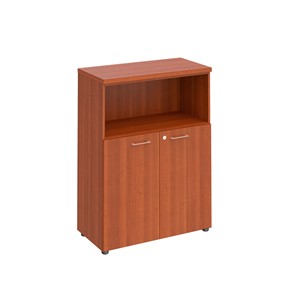 Шкаф для документов средний полузакрытый Патриот, миланский орех (90х46х120) ПТ 763 в Заводоуковске