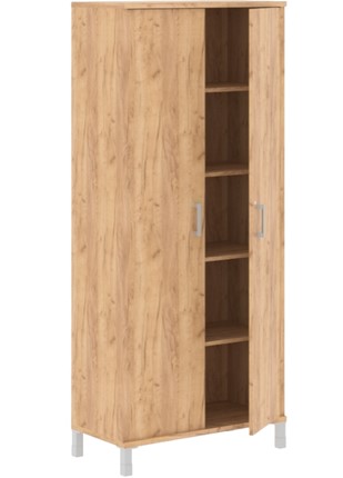 Шкаф Born В 430.7 дверь ДСП с замком 900х450х2054 мм, Дуб Бофорд в Заводоуковске - изображение