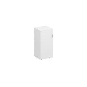 Шкаф для документов низкий узкий закрытый Комфорт, белый премиум (40х38х84) К 508 в Тюмени