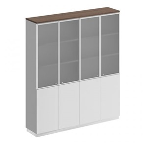 Шкаф для документов со стеклянными дверьми Speech Cube (180.2x40x203.4) СИ 315 ДГ БП ДГ/ХР в Тюмени