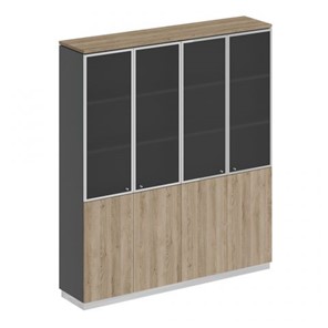 Шкаф для документов со стеклянными дверьми Speech Cube (180.2x40x203.4) СИ 315 ДС АР ДС/ХР в Тюмени