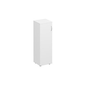 Шкаф для документов средний узкий закрытый Комфорт КФ, белый премиум (40x38x123) К.359 БП в Тюмени
