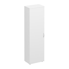 Шкаф для одежды Комфорт, белый премиум (60х38х200) К 517 в Тюмени