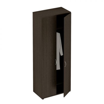 Шкаф для одежды высокий Формула, венге темный (80x38x207) ФР 310 ВТ в Тюмени - изображение