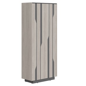 Шкаф гардероб LINE Дуб-серый-антрацит СФ-574401 (900х430х2100) в Тюмени - предосмотр