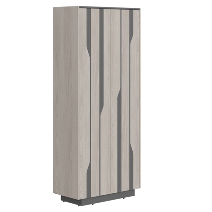 Шкаф гардероб LINE Дуб-серый-антрацит СФ-574401 (900х430х2100) в Заводоуковске - изображение