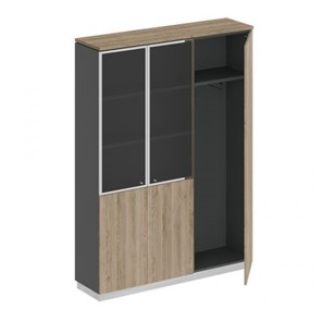 Шкаф комбинированный с гардеробом Bravo (150.2x40x203.4) СИ 310 ДС АР ДС/ХР в Тюмени