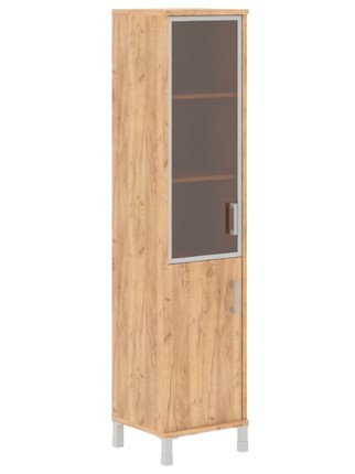 Шкаф Born В 431.4 L левый колонка комбинированная 475х450х2054 мм, Дуб Бофорд в Тюмени - изображение