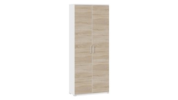 Шкаф с 2-мя дверьми Успех-2 ПМ-184.18 (Дуб Сонома, Белый) в Ишиме