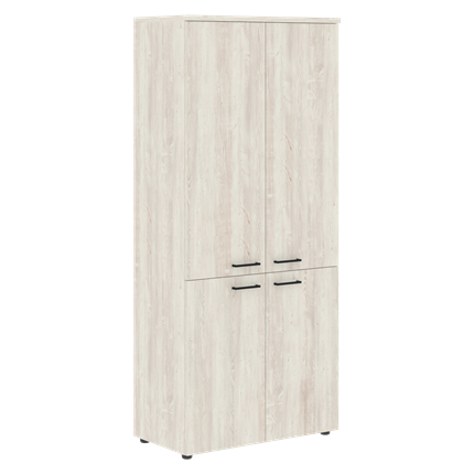Шкаф с глухими низкими и средними дверьми и топом XTEN сосна Эдмонд  XHC 85.3 (850х410х1930) в Заводоуковске - изображение