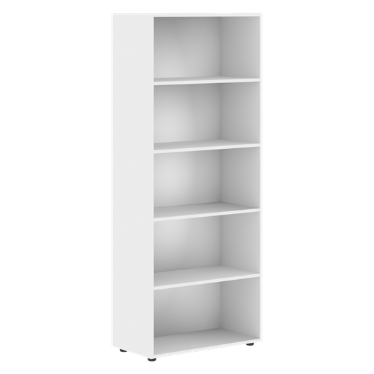 Широкий шкаф высокий FORTA Белый-Дуб Гамильтон FHC 80.2(Z) (798х404х1965) в Тюмени - изображение 1