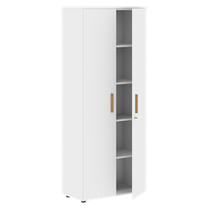 Широкий шкаф высокий FORTA Белый FHC 80.1(Z) (798х404х1965) в Тюмени
