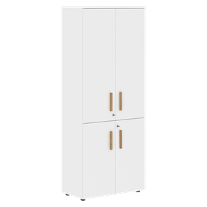 Шкаф с глухими средними и малыми дверьми FORTA Белый FHC 80.3(Z) (798х404х1965) в Тюмени
