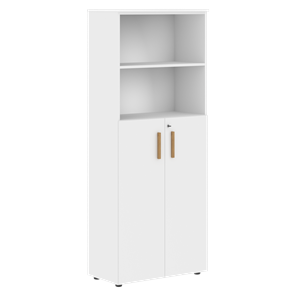 Широкий шкаф высокий FORTA Белый FHC 80.6(Z) (798х404х1965) в Тобольске