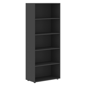Широкий шкаф высокий FORTA Черный Графит  FHC 80.2(Z) (798х404х1965) в Тюмени - предосмотр 1