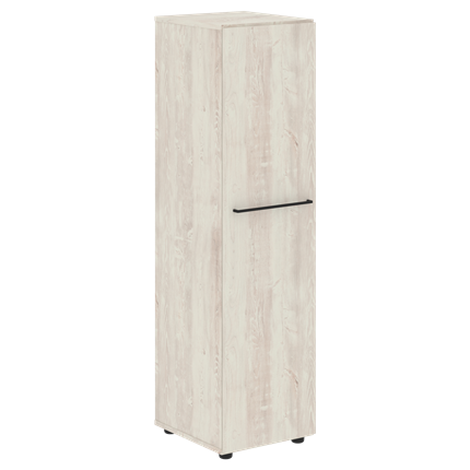 Шкаф узкий средний с глухой дверью LOFTIS Сосна Эдмонт LMC 40.1 (400х430х1517) в Тюмени - изображение