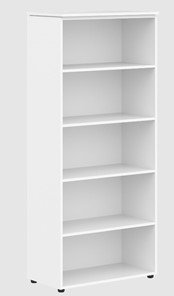 Шкаф колонка  с короткими глухими дверьми MORRIS  Дуб Базель/Белый MHC 85.4 (854х423х1956) в Заводоуковске - предосмотр 2