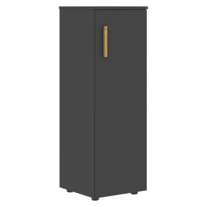 Шкаф колонна средний с правой дверью FORTA Черный Графит  FMC 40.1 (R) (399х404х801) в Ишиме
