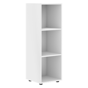 Средний шкаф колонна со стеклянной правой дверью  FORTA Белый FMC 40.2 (R) (399х404х801) в Заводоуковске - предосмотр 1