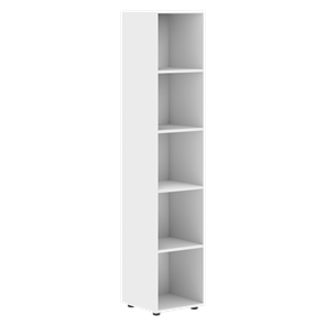 Шкаф колонна высокий с дверью FORTA Белый FHC 40.2 (L/R) (399х404х1965) в Заводоуковске - предосмотр 1