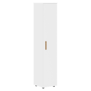 Высокий шкаф колонна с глухой дверью FORTA Белый FHC 40.1 (L/R) (399х404х1965) в Тюмени - предосмотр