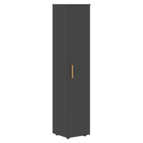 Высокий шкаф с глухой дверью колонна FORTA Черный Графит  FHC 40.1 (L/R) (399х404х1965) в Заводоуковске