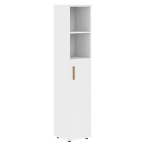 Шкаф колонна высокий с глухой средней дверью правой FORTA Белый FHC 40.5 (R) (399х404х1965) в Заводоуковске