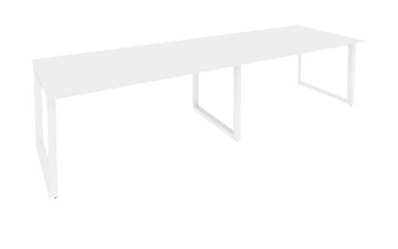Конференц-стол переговорный O.MO-PRG-2.4 Белый/Белый бриллиант в Тюмени