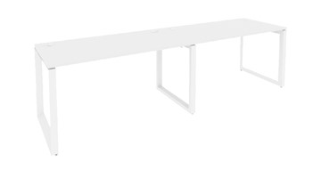 Письменный стол O.MO-RS-2.3.8, Белый/Белый бриллиант в Заводоуковске