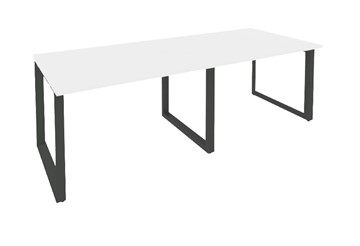 Стол для совещаний O.MO-PRG-2.2 Антрацит/Белый бриллиант в Тюмени